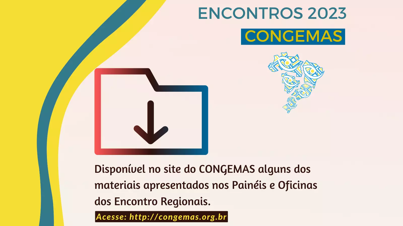 Disponíveis as apresentações/materiais dos Encontros CONGEMAS 2023